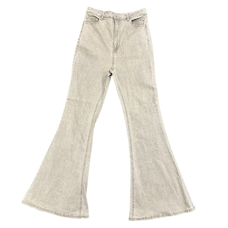 FLARED ASH GREY DENIMS
