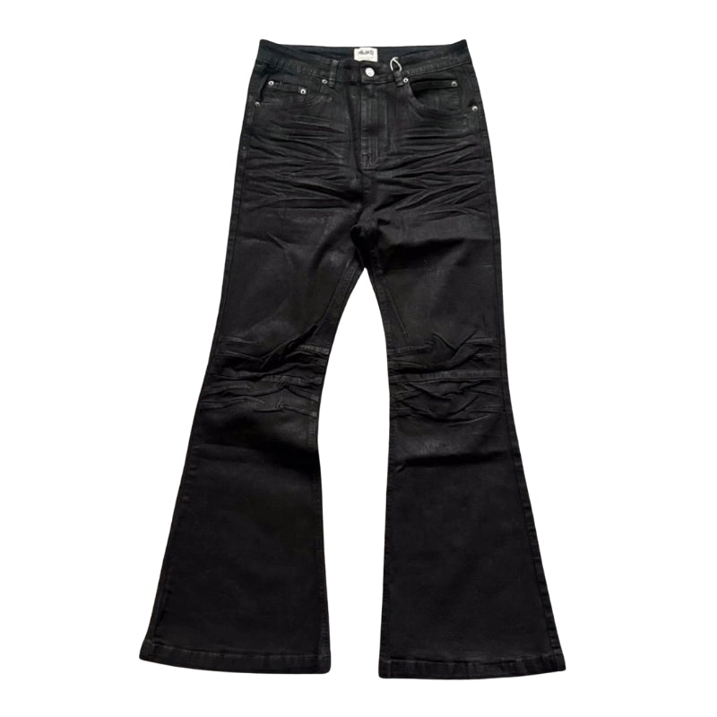 FLARED BLACK DENIMS