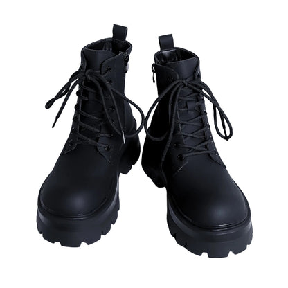 BLACK PLATFORM BOOTS