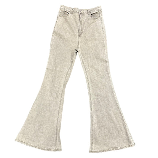 FLARED ASH GREY DENIMS