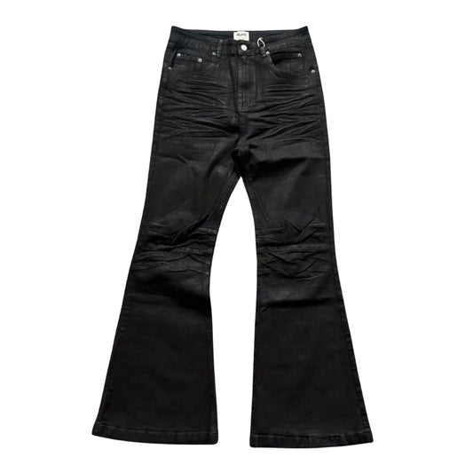 FLARED BLACK DENIMS