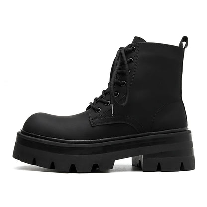 BLACK PLATFORM BOOTS